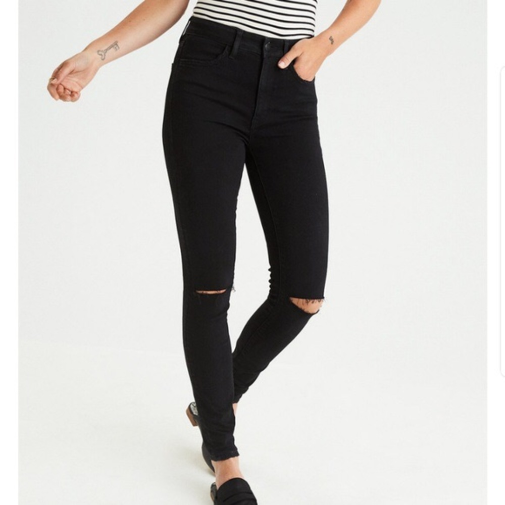 American eagle black next level stretch